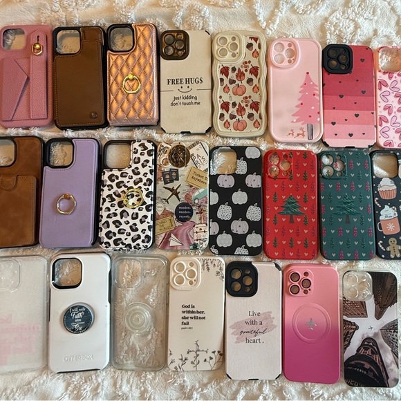 Assorted Phone Cases - Multi-Color Iphone 13 Pro Max Lot